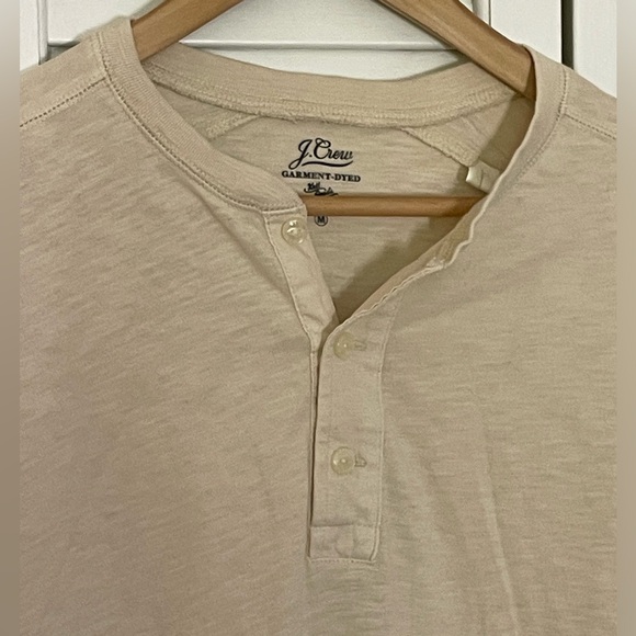 💥Final Price💥 J. CREW Cotton Long Sleeve M in Oatmeal - Picture 3 of 5